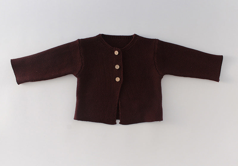 Wren Cardigan - Maroon - Ardito